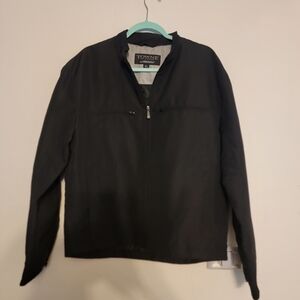 London Fog Black Windbreaker Jacket